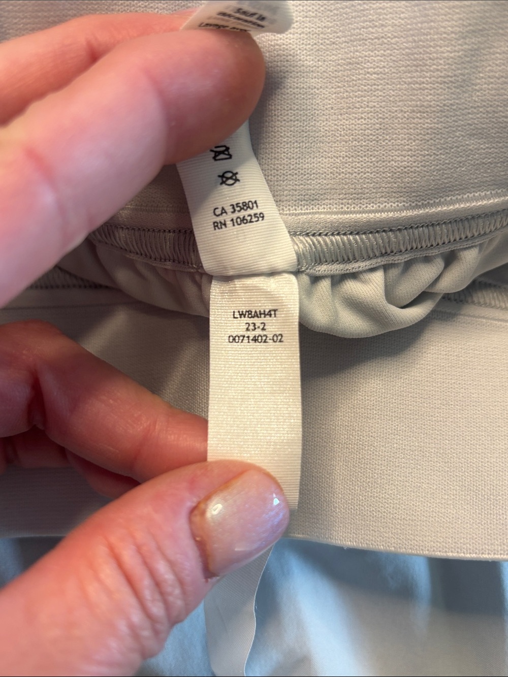lululemon athletica light grey Athletic Skort - Picture 5 of 9